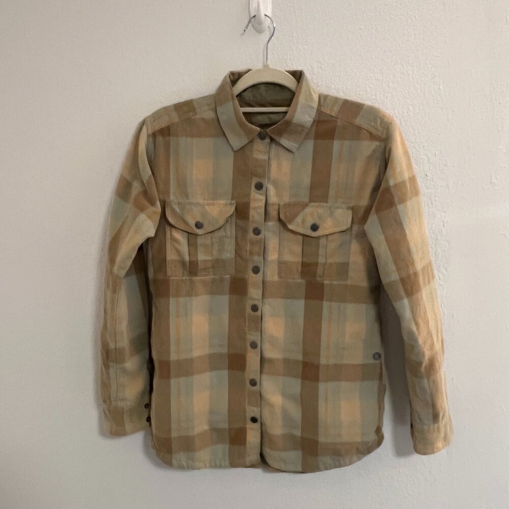 Prana Plaid Corduroy Shacket